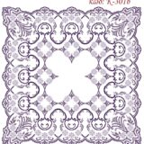 Σταμπωτό καρέ Γεωμετρικό 100x100εκ Κνωσός - Atelier De Canvas - K-301b