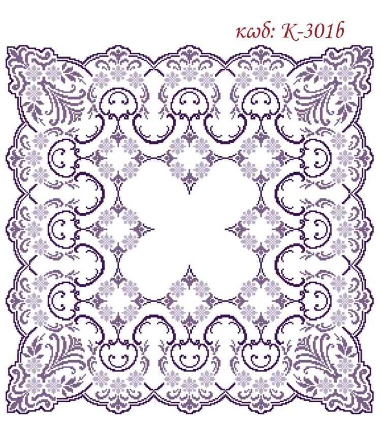 Σταμπωτό καρέ Γεωμετρικό 100x100εκ Κνωσός - Atelier De Canvas - K-301b