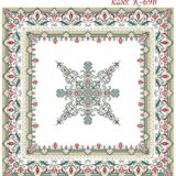 Σταμπωτό καρέ Γεωμετρικό 100x100εκ Κνωσός - Atelier De Canvas - K-69b